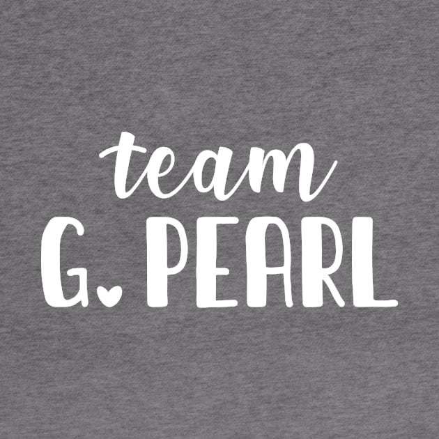 Team G. Pearl - white text by Team G. Pearl